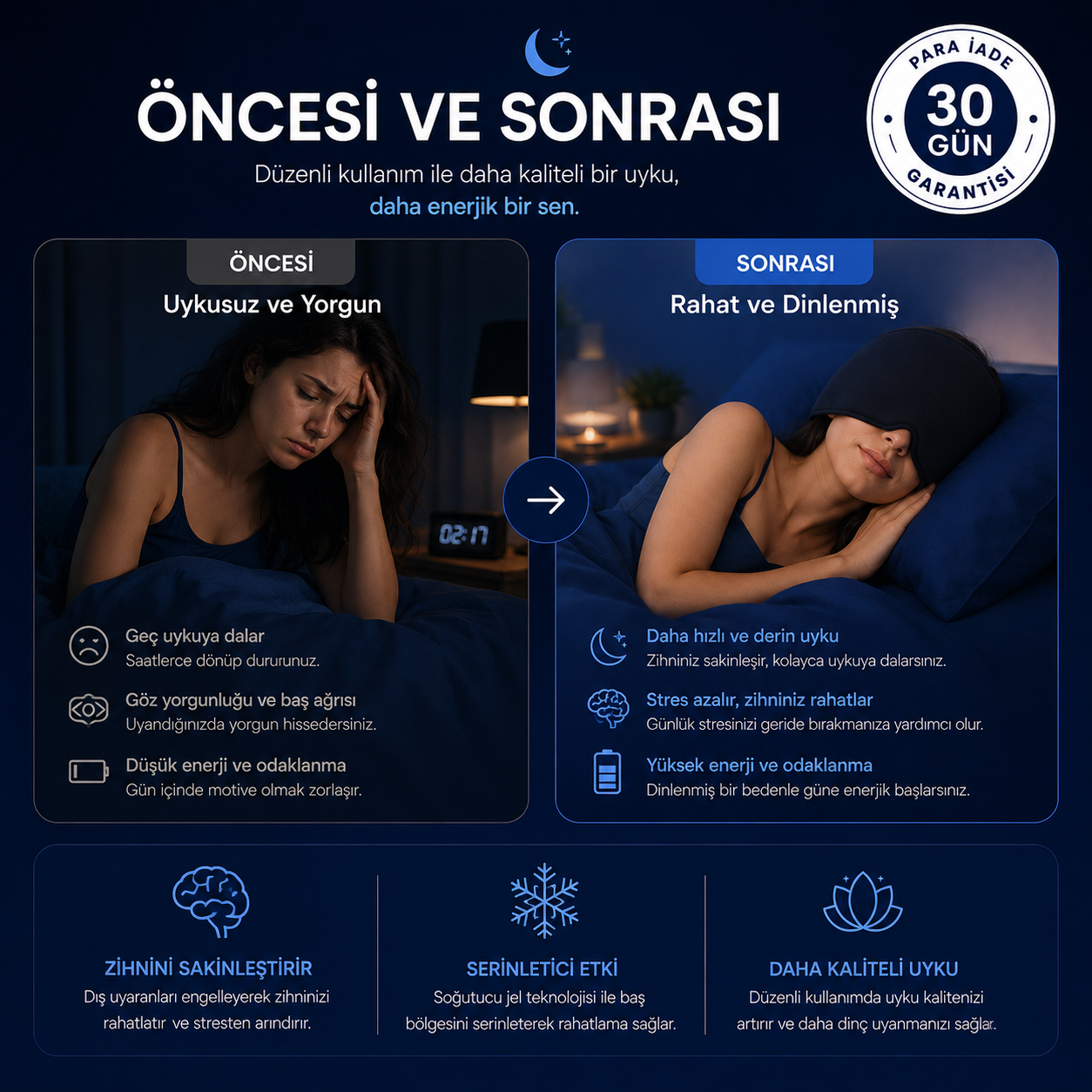 Gencoli® Uyku Başlığı